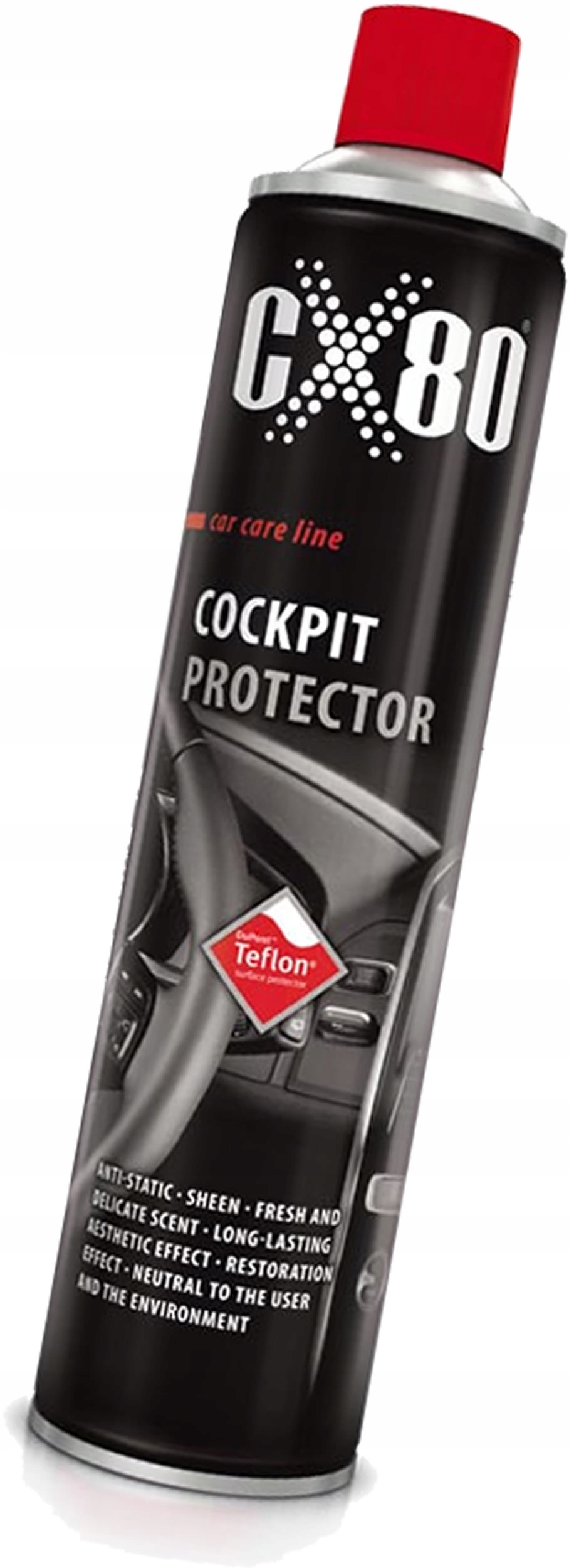 

CX80 Środek do kokpitu Półpołysk Z Teflonem 600ml