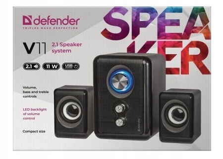 Defender Kabelové reproduktory V11 2.1