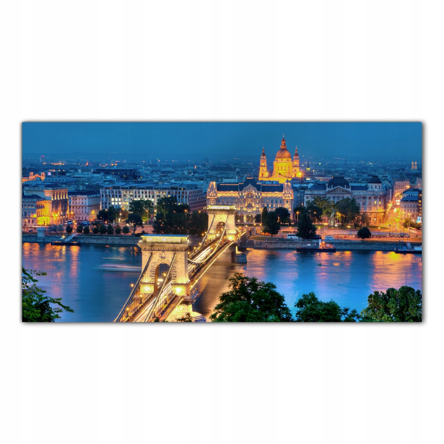 

Obraz na szkle Foto Budapeszt Miasto Noc 120x60