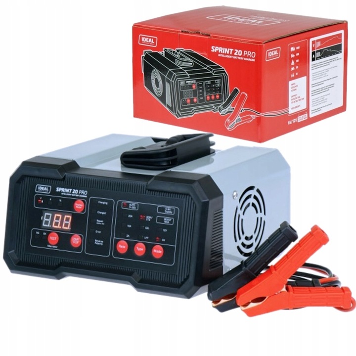 Usmerňovač S Funkciou Štartovania Sprint 20 Pro WET/AGM/Lithium 6/12V 20A Ideal