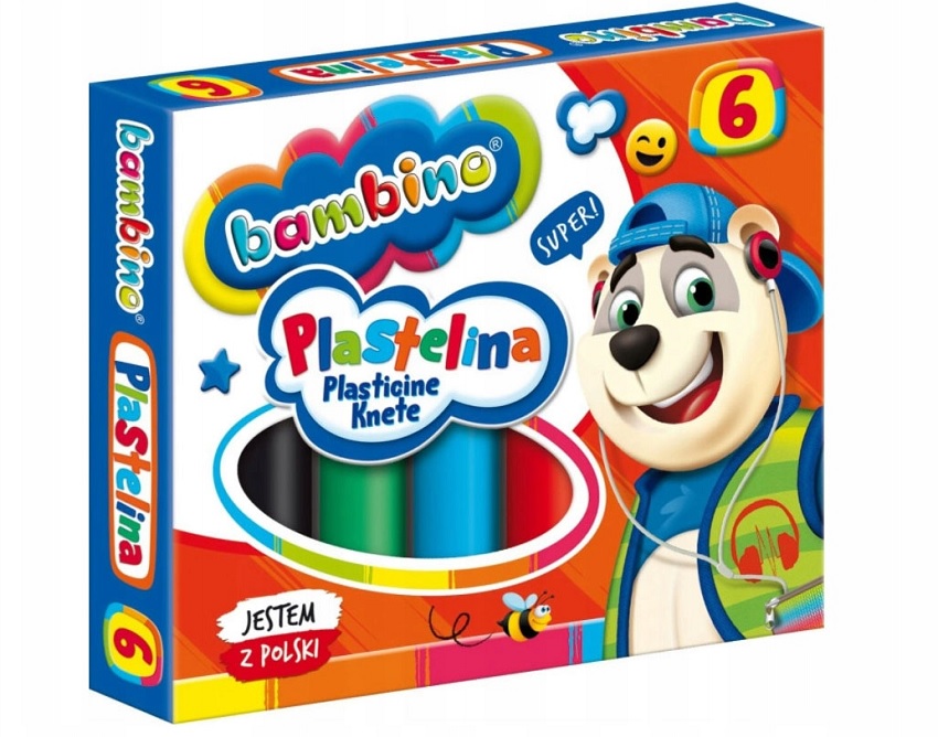 

Plastelina szkolna okrągła Bambino