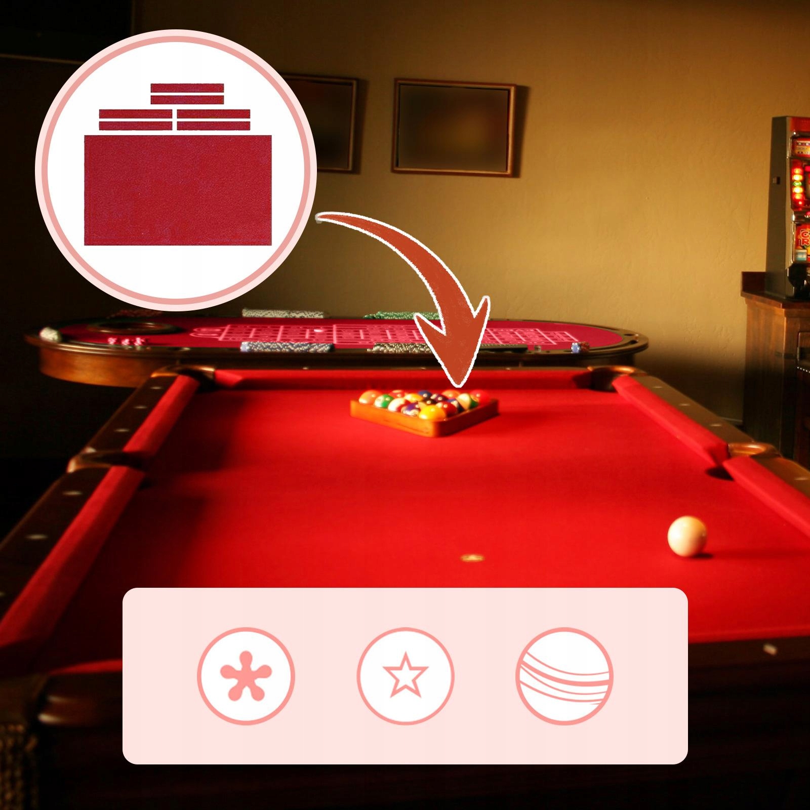 Stół bilardowy Stół bilardowy na stół Płeć nie dotyczy