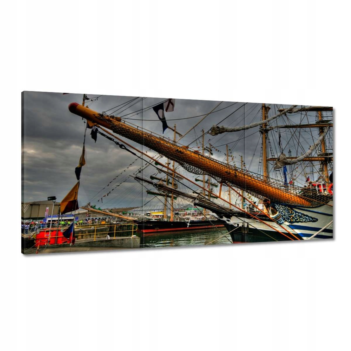 Obrazy 180x90 Plachetnice v prístave