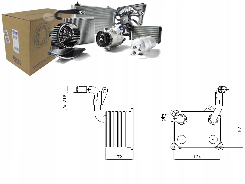 CHŁODNICA OLEJU NISSENS