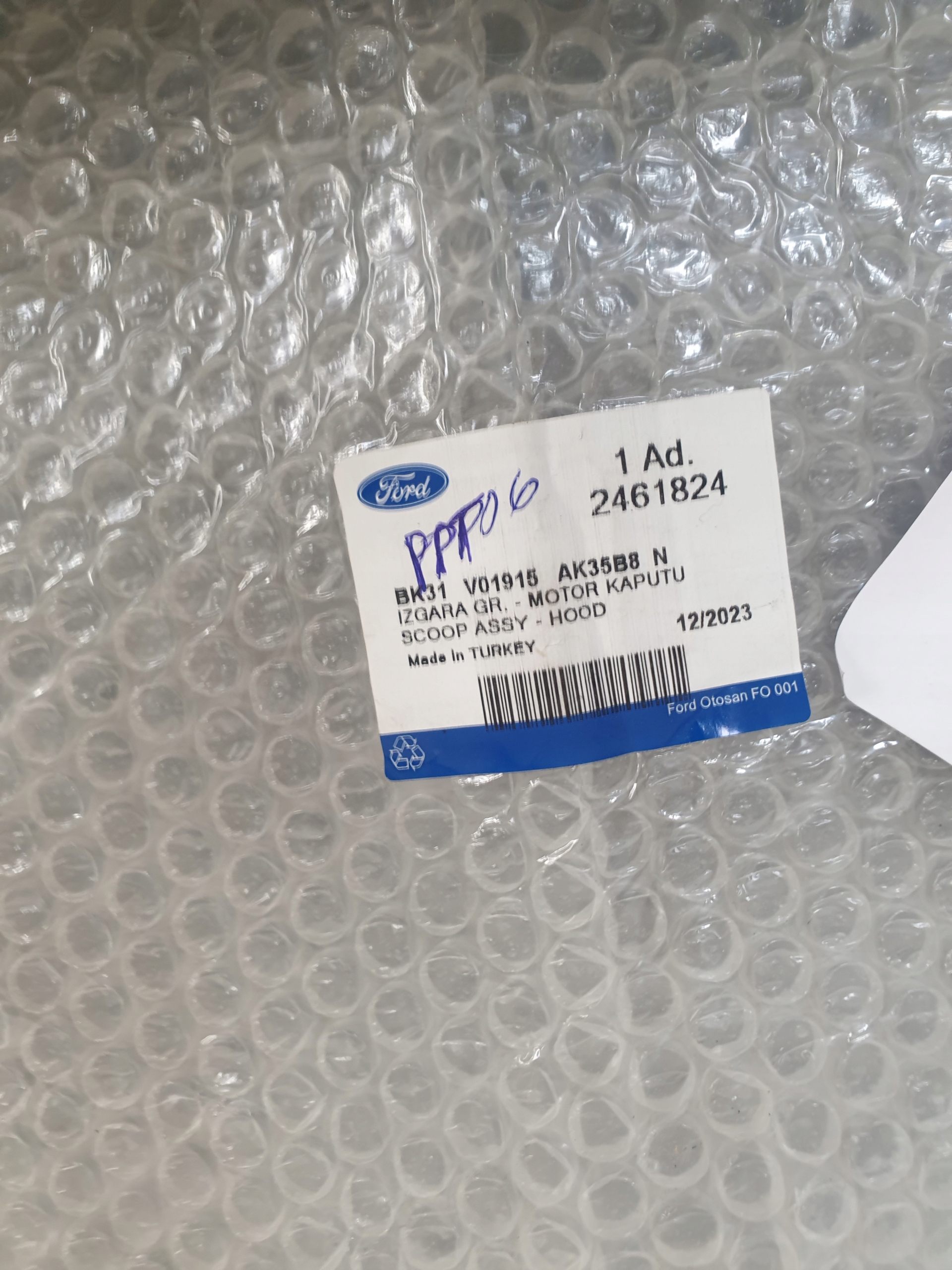 PODSZYBIE FORD TRANSIT MK8 Numer katalogowy części BK31-V01915