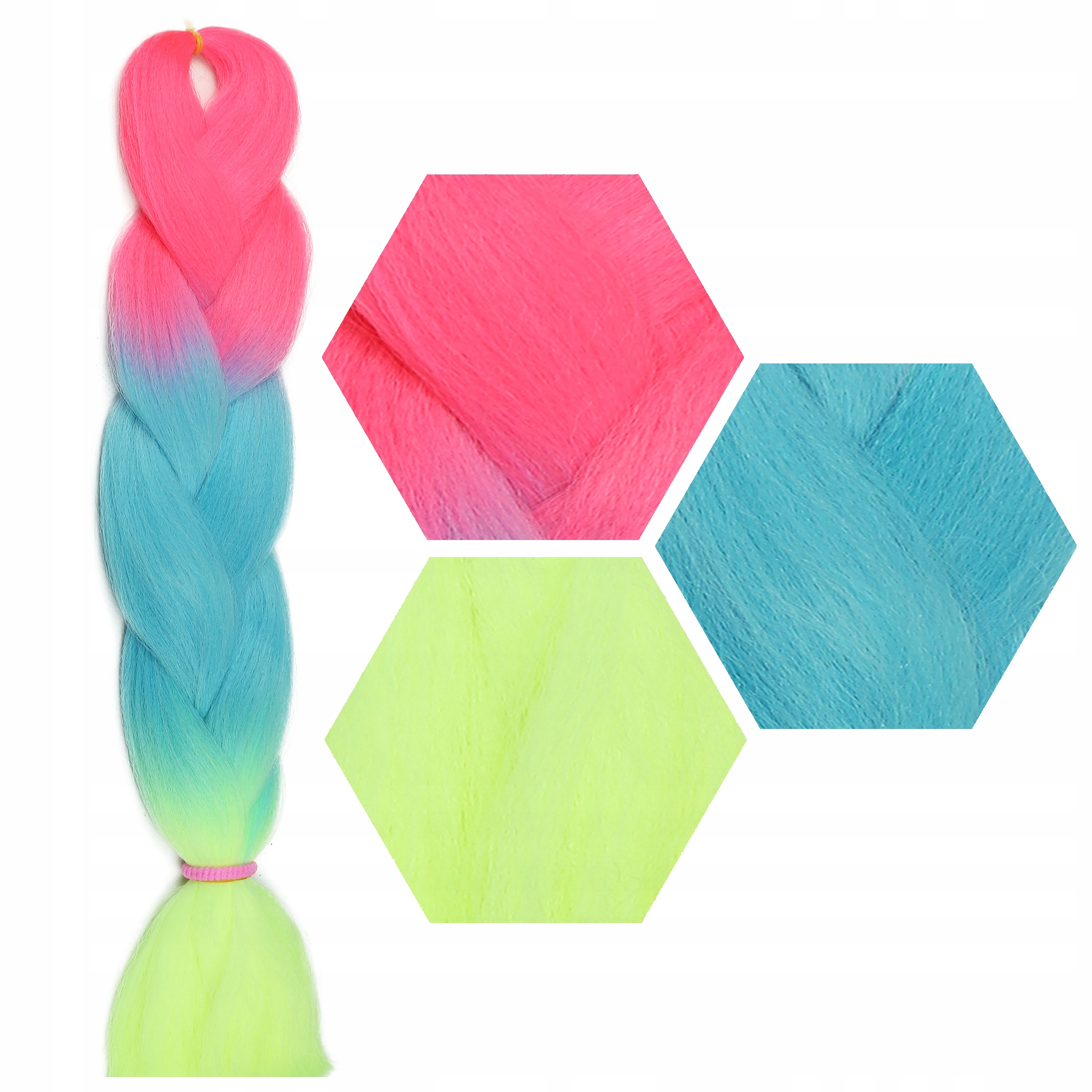 

Włosy syntetyczne Ombre Proste dredy warkoczyki