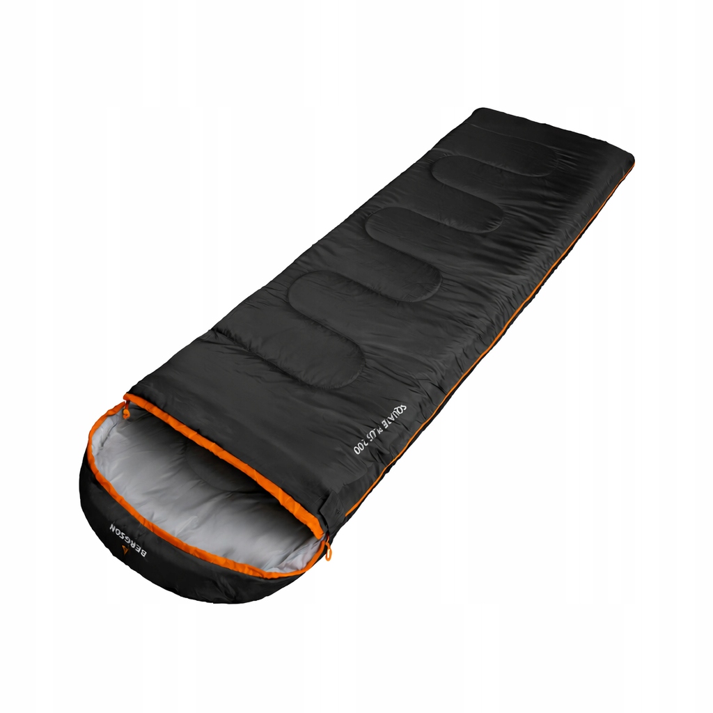 Śpiwór Turystyczny Bergson Square Plus 200 Campingowy kołdra 2w1komfortowy