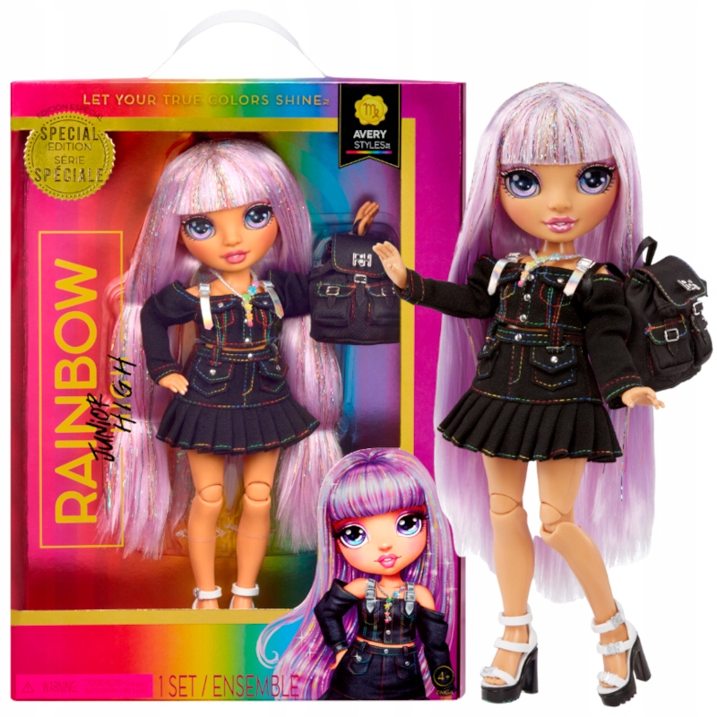 Rainbow High Junior Lalka Avery Styles Special