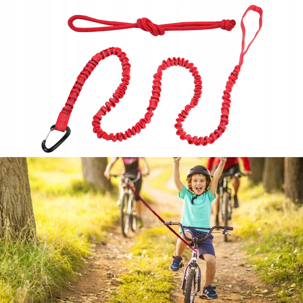 LINA DO HOLOWANIA ROWERU CZERWONY Marka Inna marka