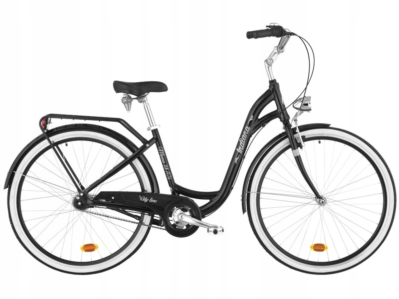 Rower miejski Indiana Moena A7B 28 cali damski Czarny
