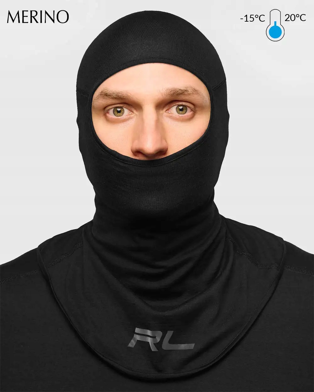 Kominiarka Merino wool Termiczna narciarska motocyklowa pod kask wełna 100%