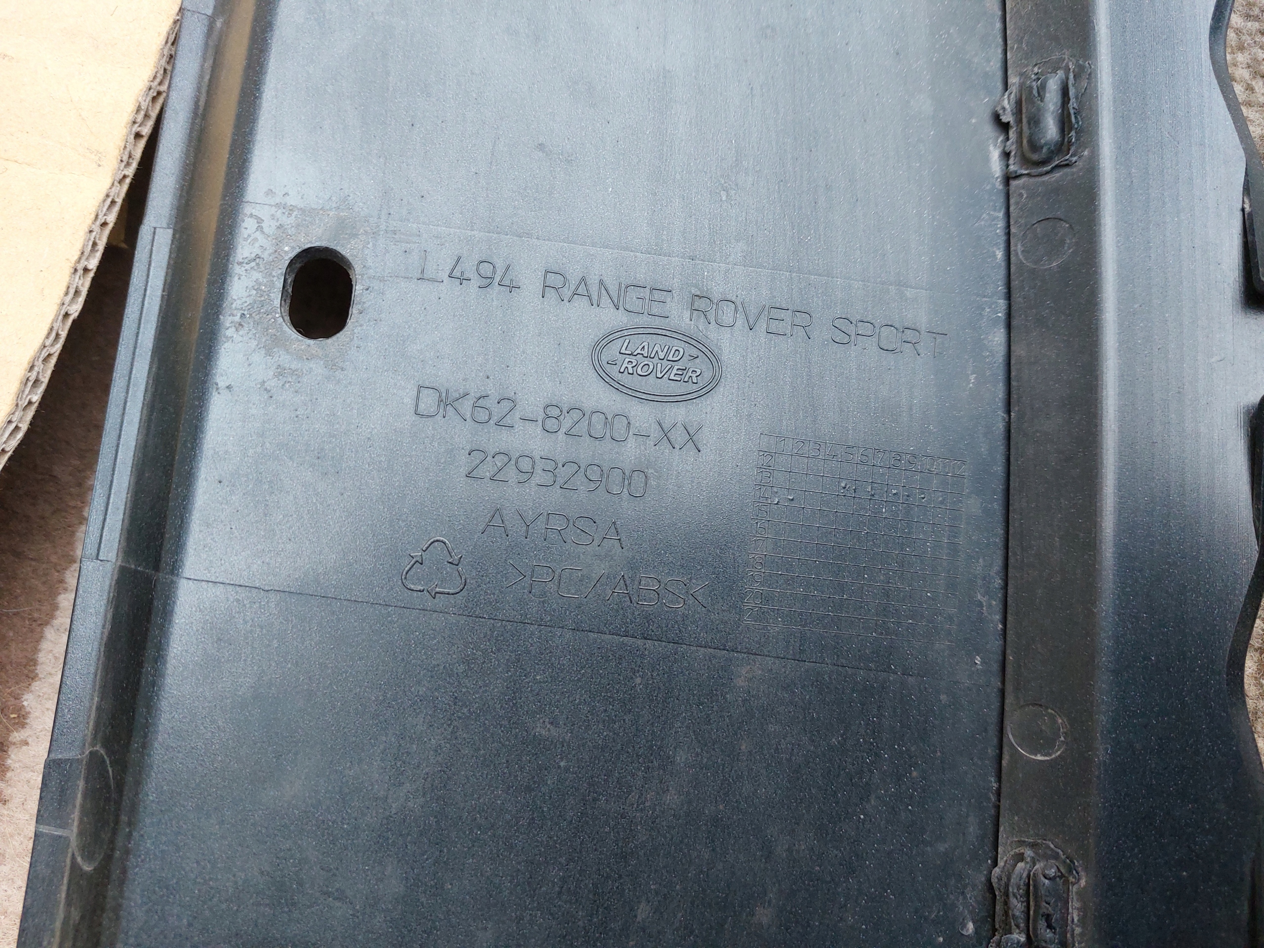 Grill Grill RANGE ROVER SPORT L494 schwarzer
