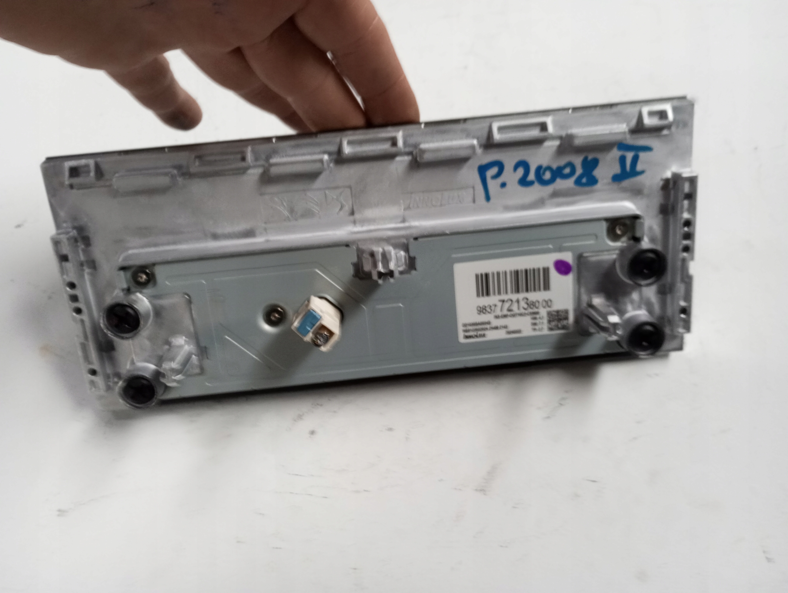 Display PEUGEOT 2008 II 9837721380