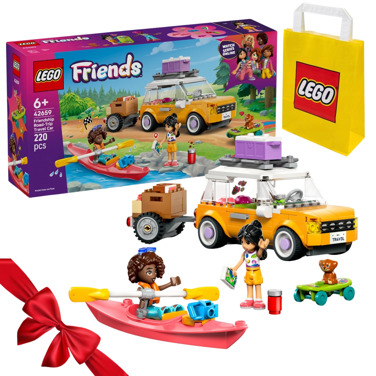 Zestaw Klocków Lego Friends 42659 Samochodowa Wycieczka Przyjaciółem