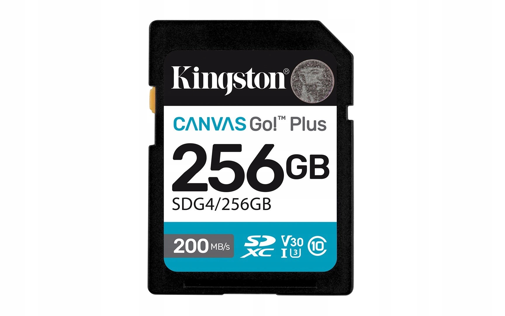 Karta pamięci Kingston Canvas Go Plus SDG4/256GB (256GB; Class U3, V30; Kar