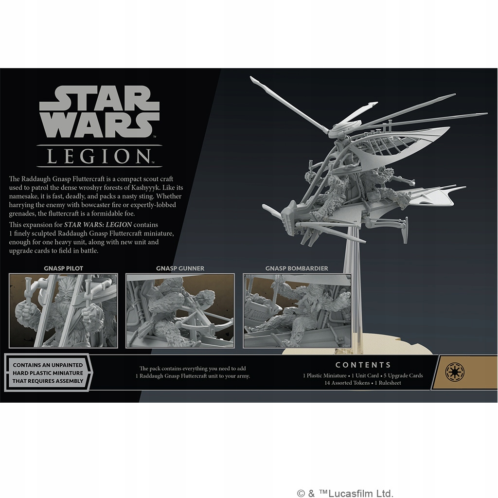 Star Wars Legion: Raddaugh Gnasp Fluttercraft System Star Wars Legion