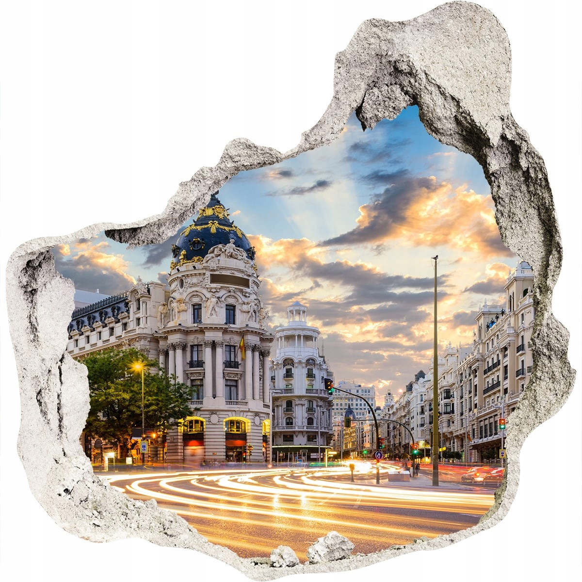 

Fototapeta dziura ścienna Madryt Hiszpania 125x125