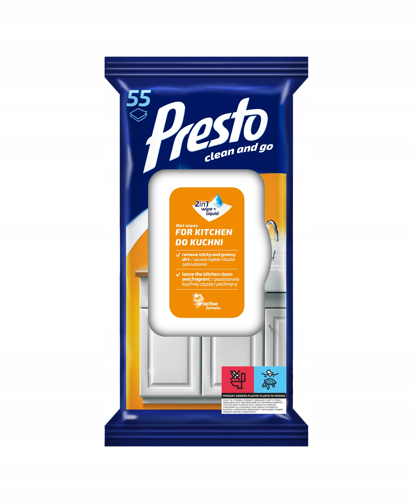 

Ściereczki gospodarcze Presto do kuchni 55 szt.