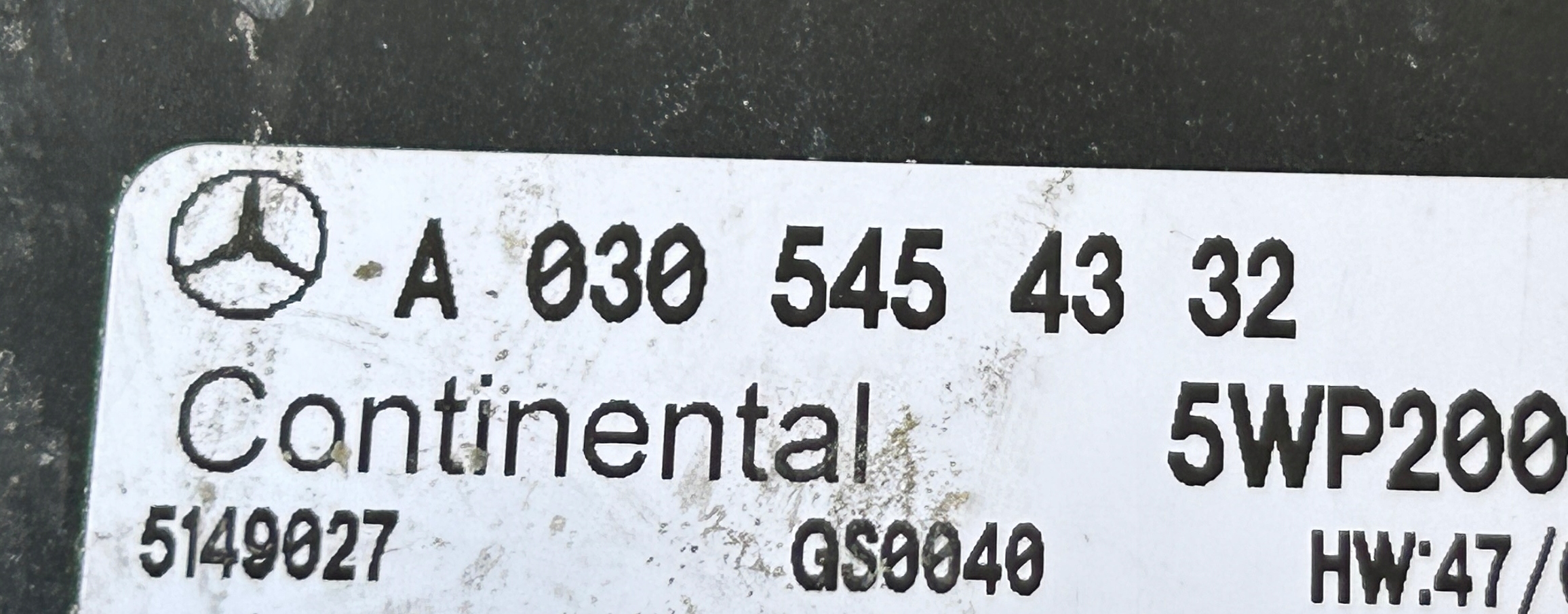 Bedienteil Getriebe getriebe MERCEDES 209 A0305454332