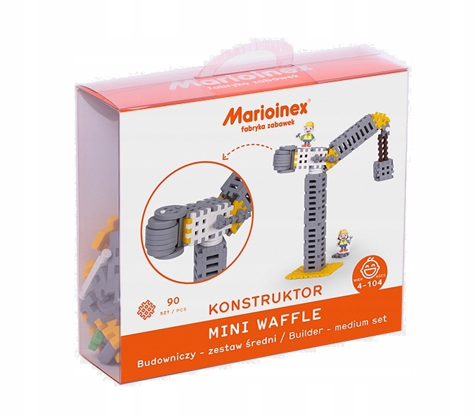 

Klocki Mini Wafle Budowa 90 elementów Marioinex