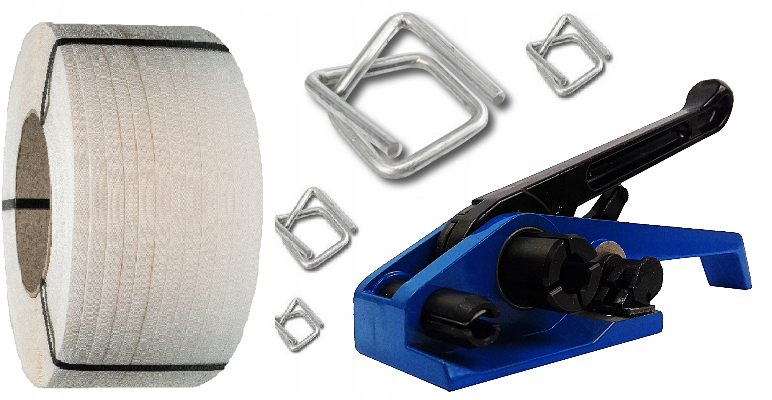 12 mm Pp balicí páska s upínací páskou Komplet