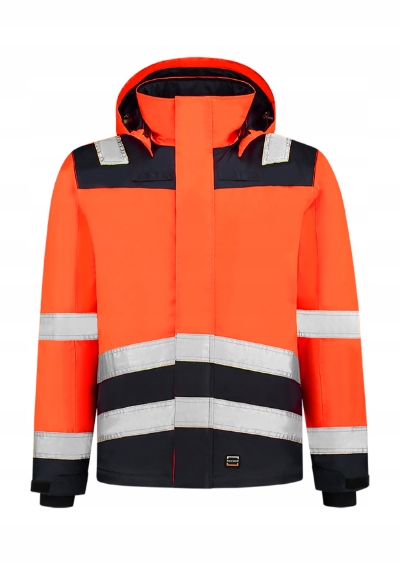 Pracovní bunda Bozp Reflexní Vysoká Viditelnost MIDI Parka 4XL
