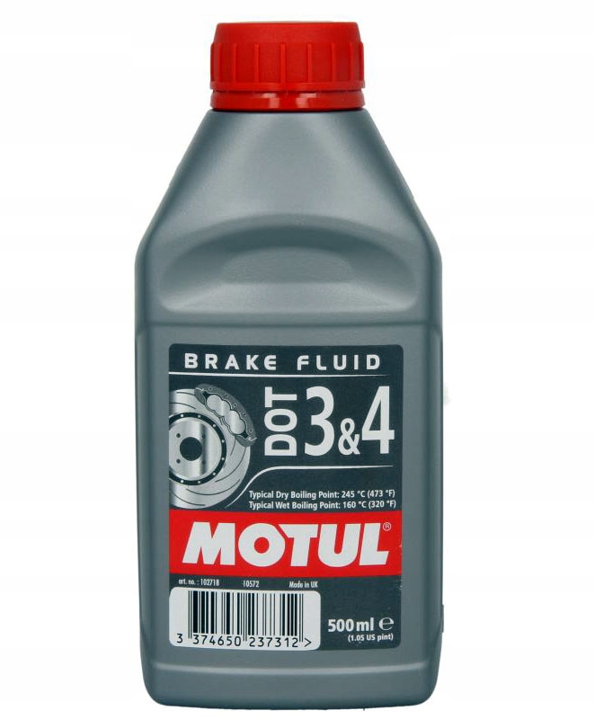 

Płyn Hamulcowy Motul DOT3 DOT4 Brake 500 ml