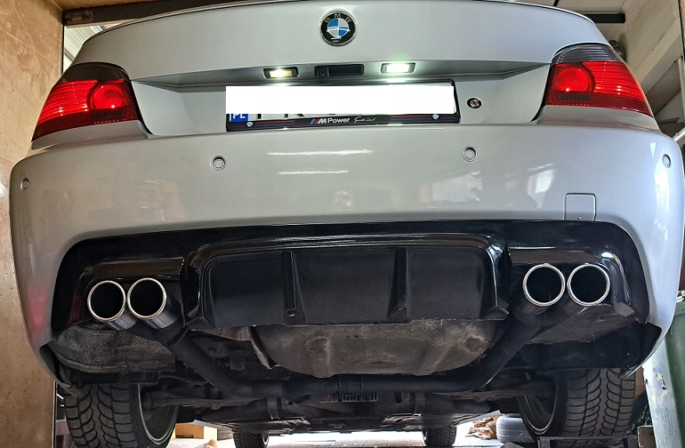 tłumik przelot sportowy wydech BMW 5 e60 e61 M5 Typ samochodu Samochody osobowe