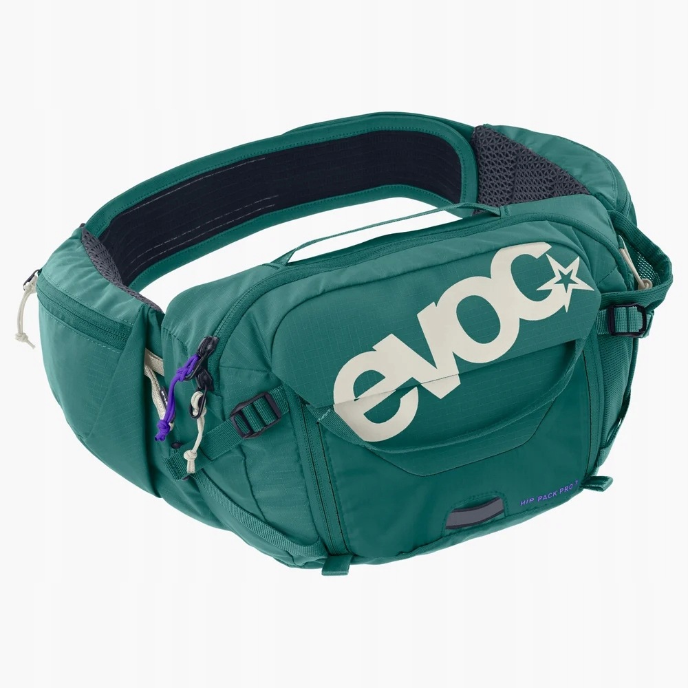 Cyklistická ledvinka Evoc Hip Pack Pro 3 L Bottle Green, 3 L