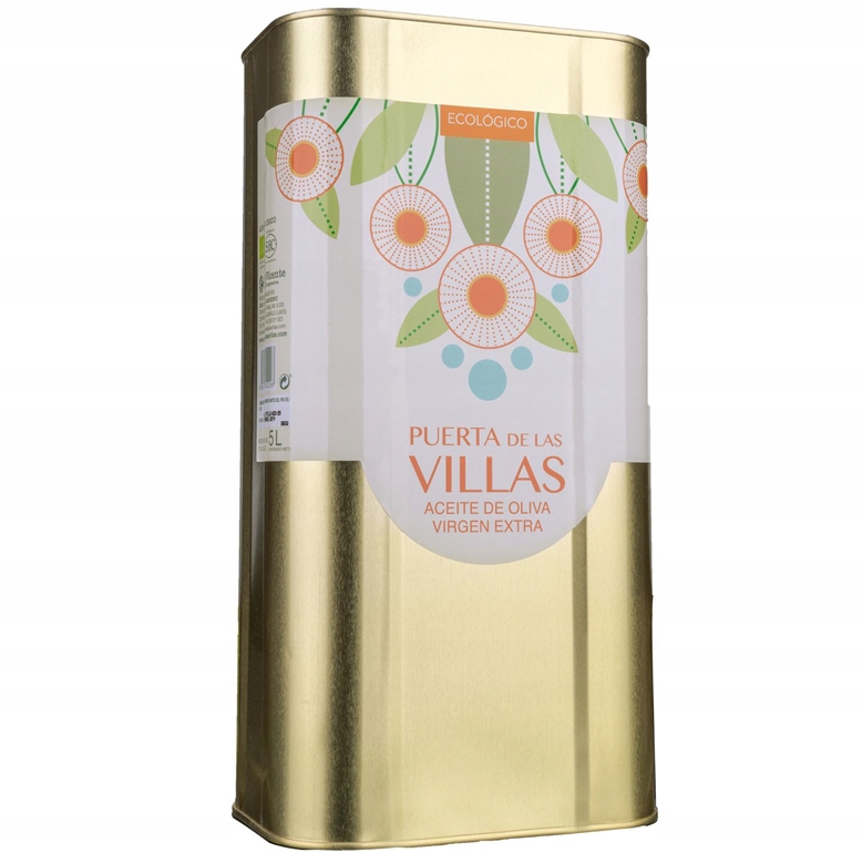 Levně Ekologický extra panenský olivový olej Picual zelený, plechovka 5 l