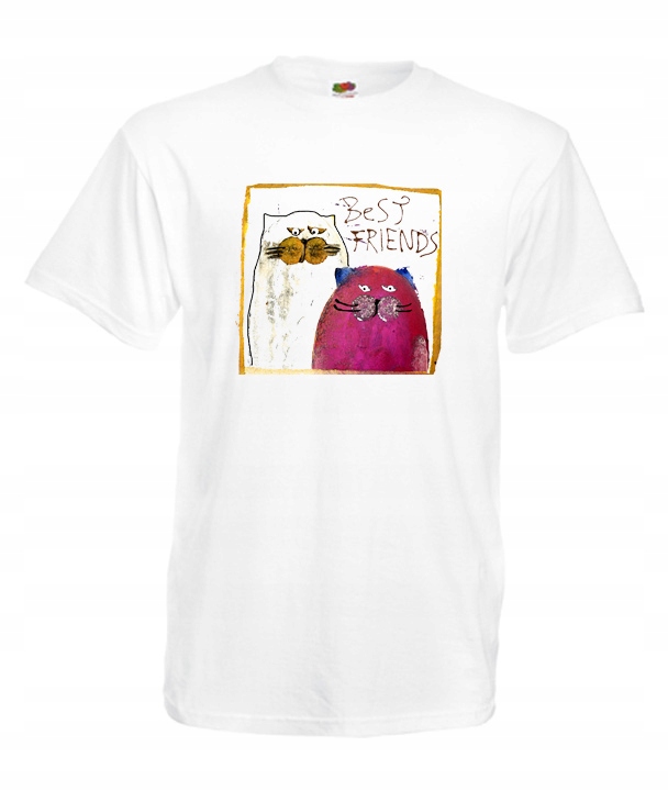 

XXXL Koszulka Męska Koty Soft Kitty Śmieszne Wzory