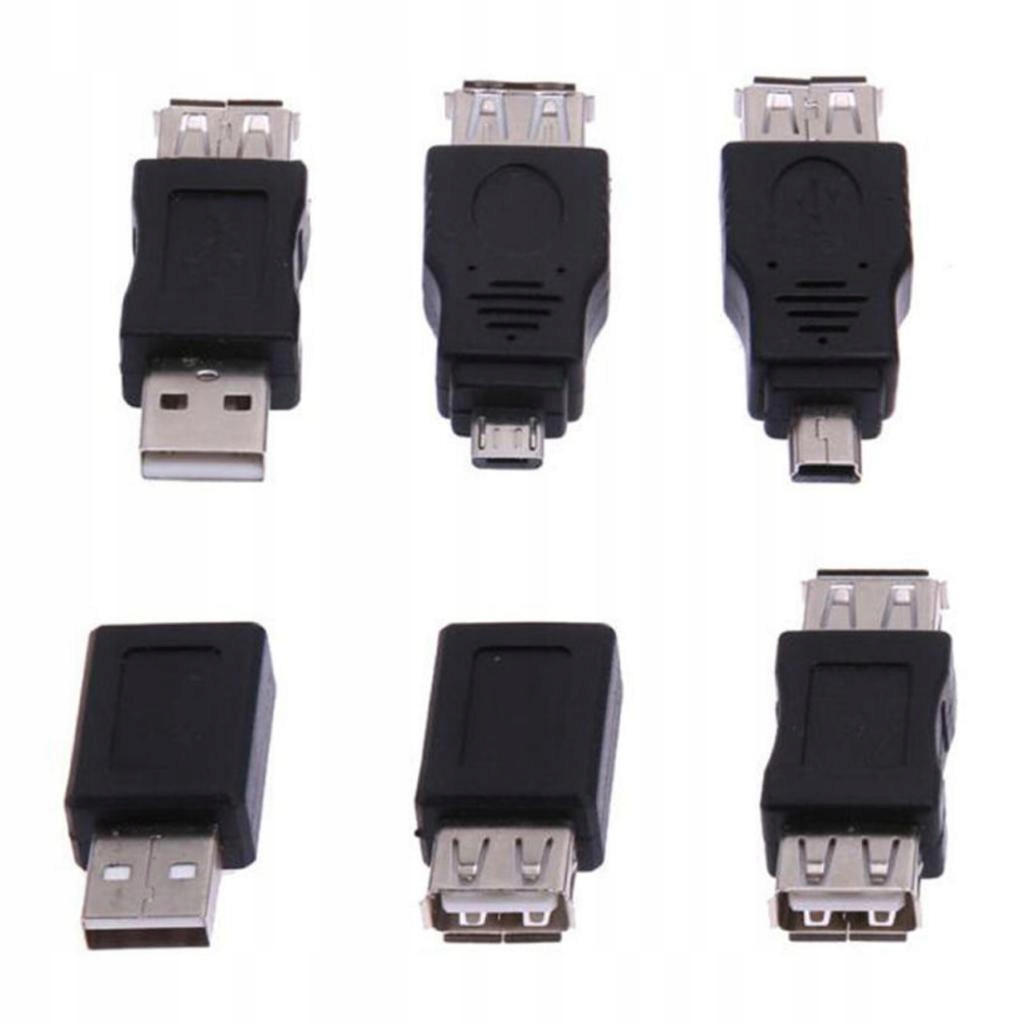 12 / zestaw Adapter USB OTG Micro-USB 2.0 na Marka bez marki