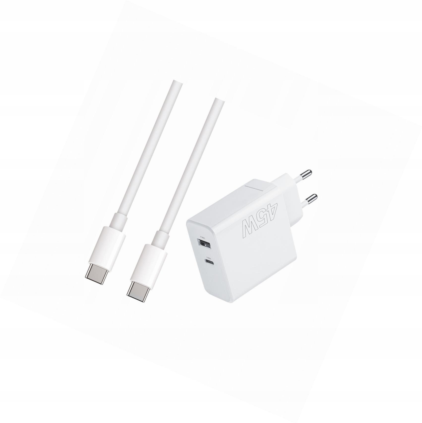 Szybka ładowarka 45W z kablem 1m 2 wejścia do Samsung Galaxy A22 5G