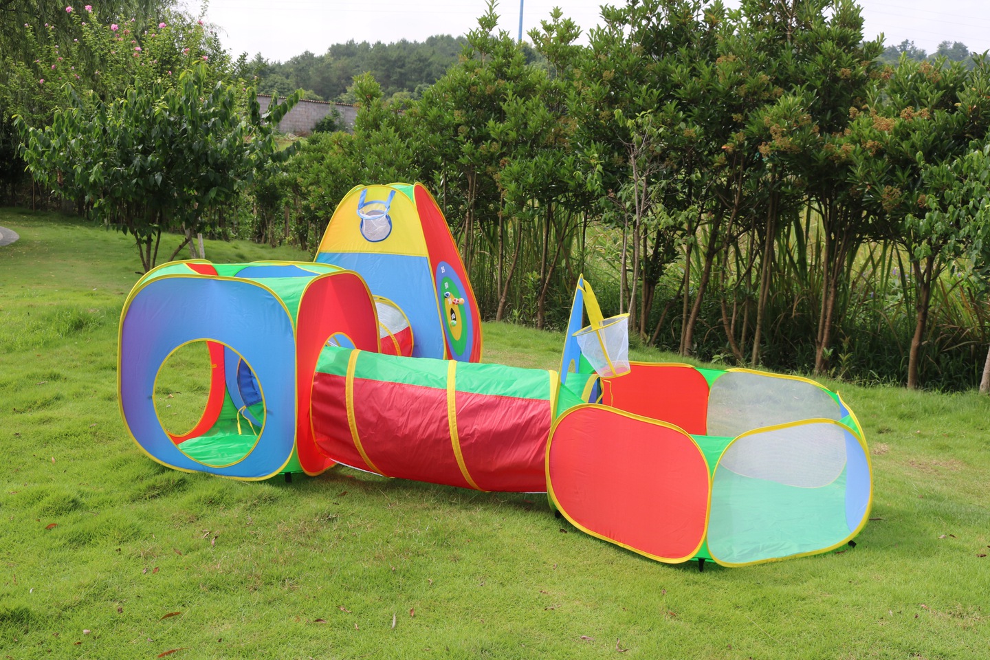 Namiot dla dzieci z tunelami 5w1 + tarcza Marka inna