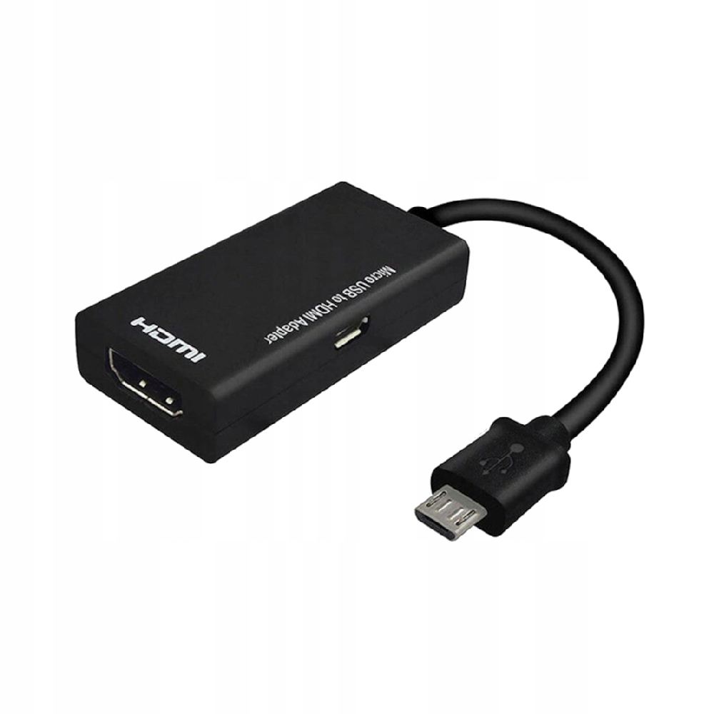 Przejściówka micro USB 5-pin na HDMI konwerter MHL EAN (GTIN) 5903794100091