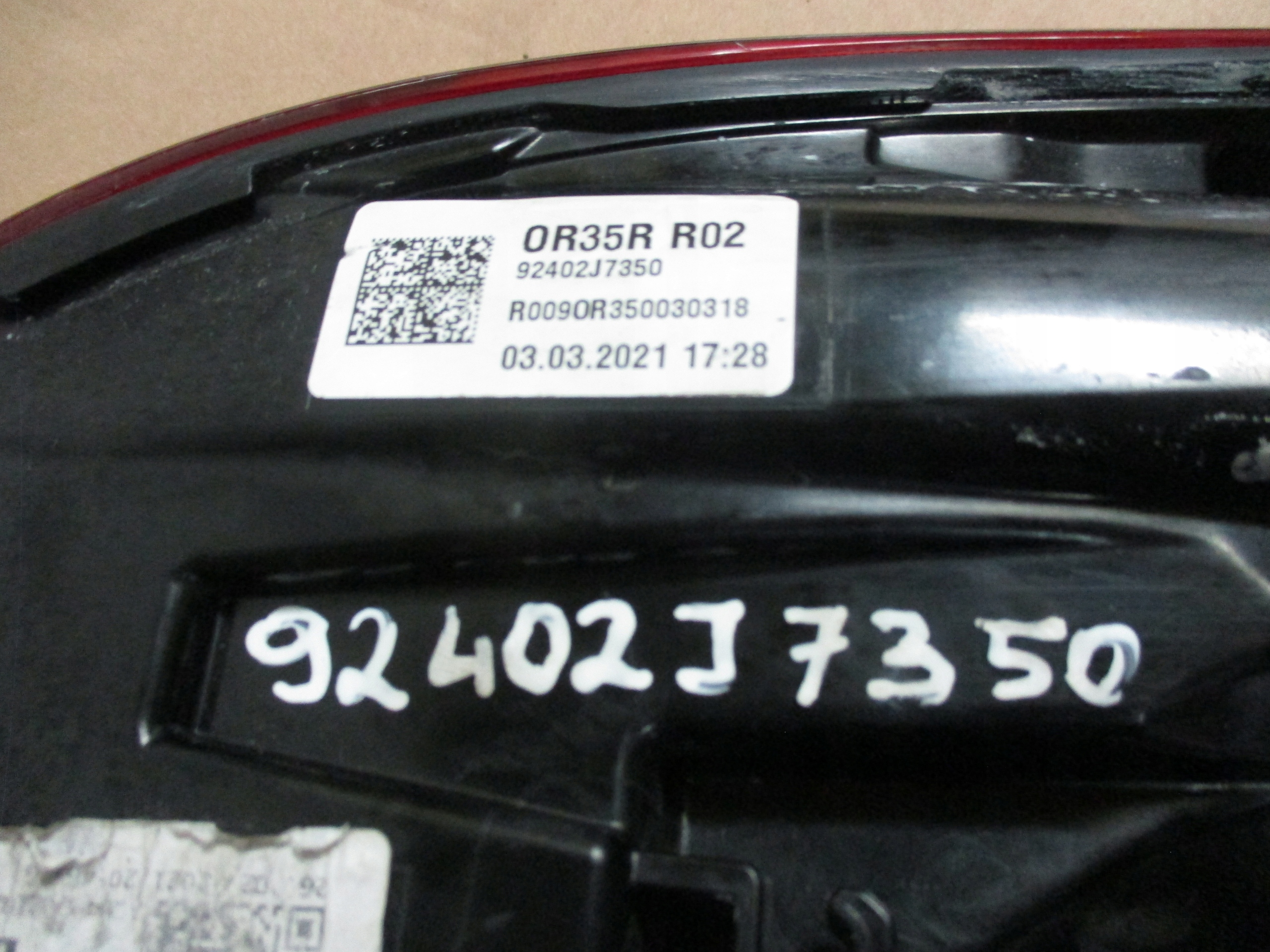 light right rear part rear Kia X- Ceed 18r- 92402J7350