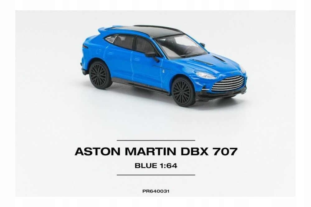 Pop Race Limited Aston Martin Dbx 707 Blue 1:64