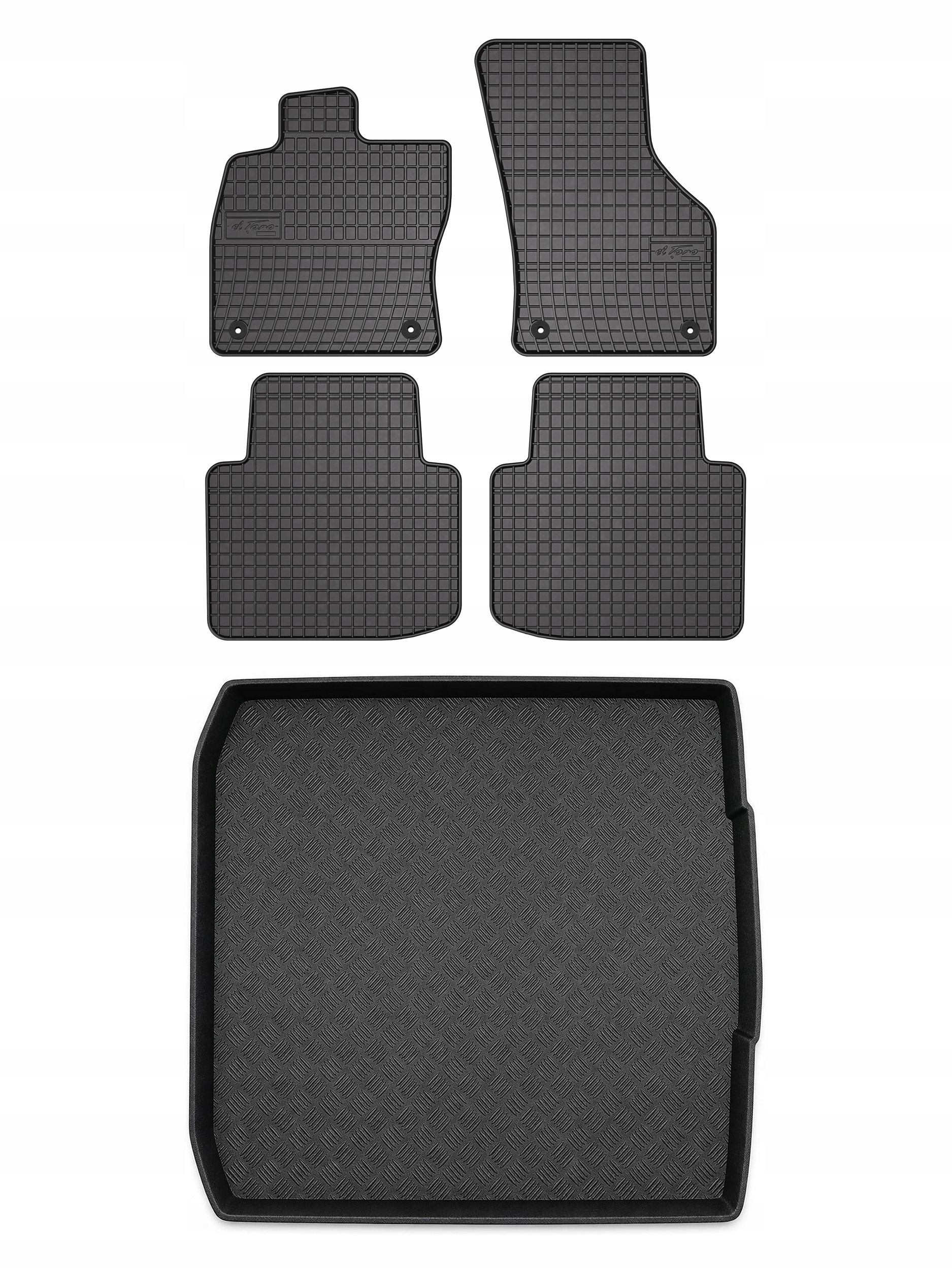 Dywaniki gumowe SolidPRO mata bagażnika do: Skoda Superb III 2015-2020