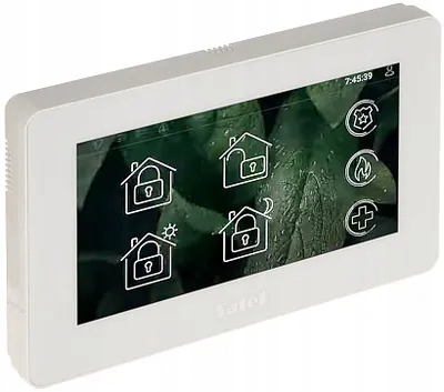 Grafická Klávesnice Pro Ústřednu Alarmu INT-TSH2-W Satel