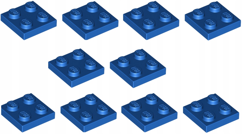 

4You Lego 3022 Płytka 2X2 Niebieski (10szt)