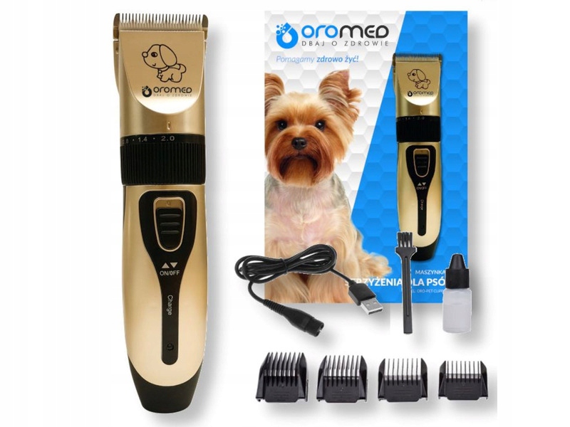 Maszynka do strzyżenia psów Oro-med Clipper Usb