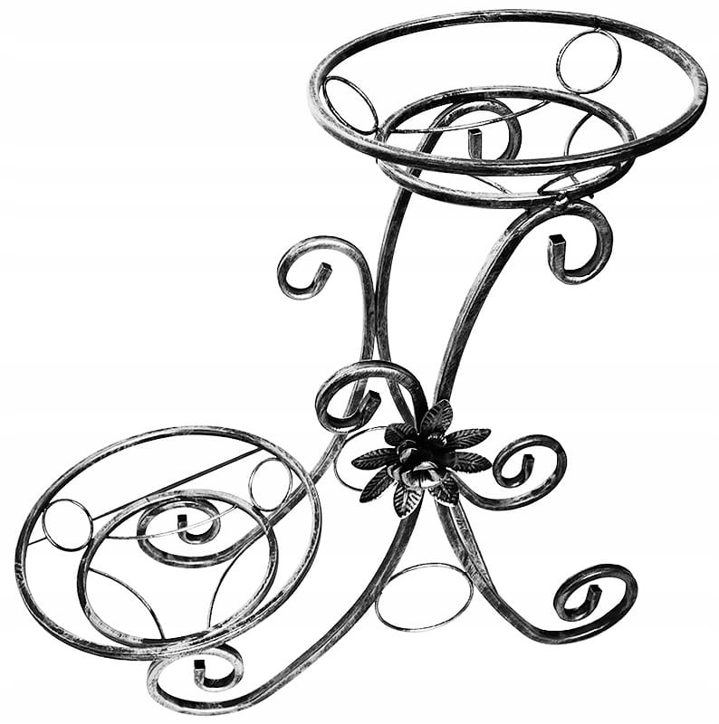 KWIETNIK STOJĄCY STOJAK METALOWY KWIATY DONICA METALOPLASTYKA DEKORACJA Kod producenta OZD4044