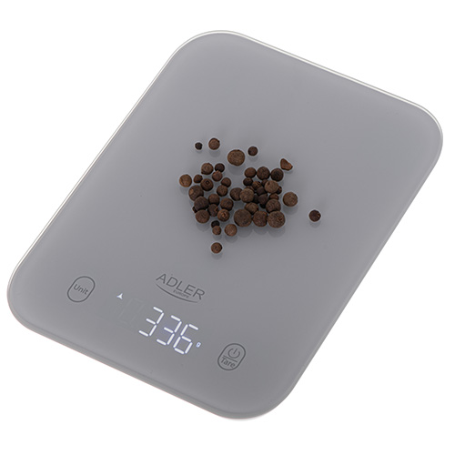 Waga Kuchenna AD 3181 Grey LED 10kg 1g Funkcja Tarowania