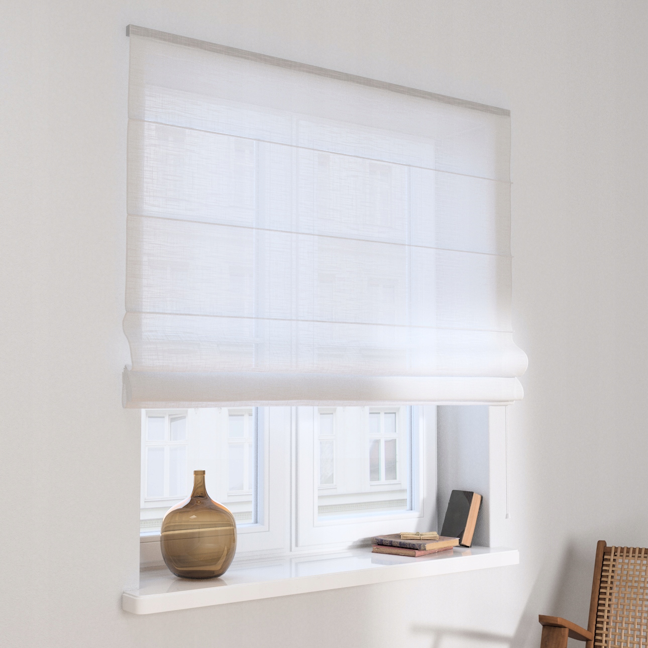 Hotová římská roleta Capri 120 x 180 cm bílá