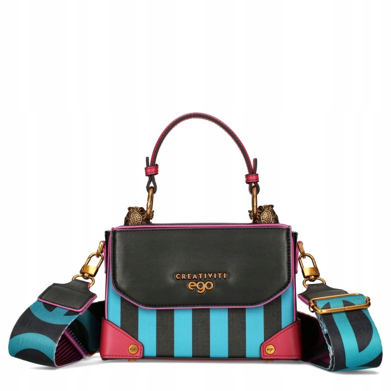 Ego Alice Kufřík Dámský Ekokůže Připínací Pásek Módní kabelka Elegantní