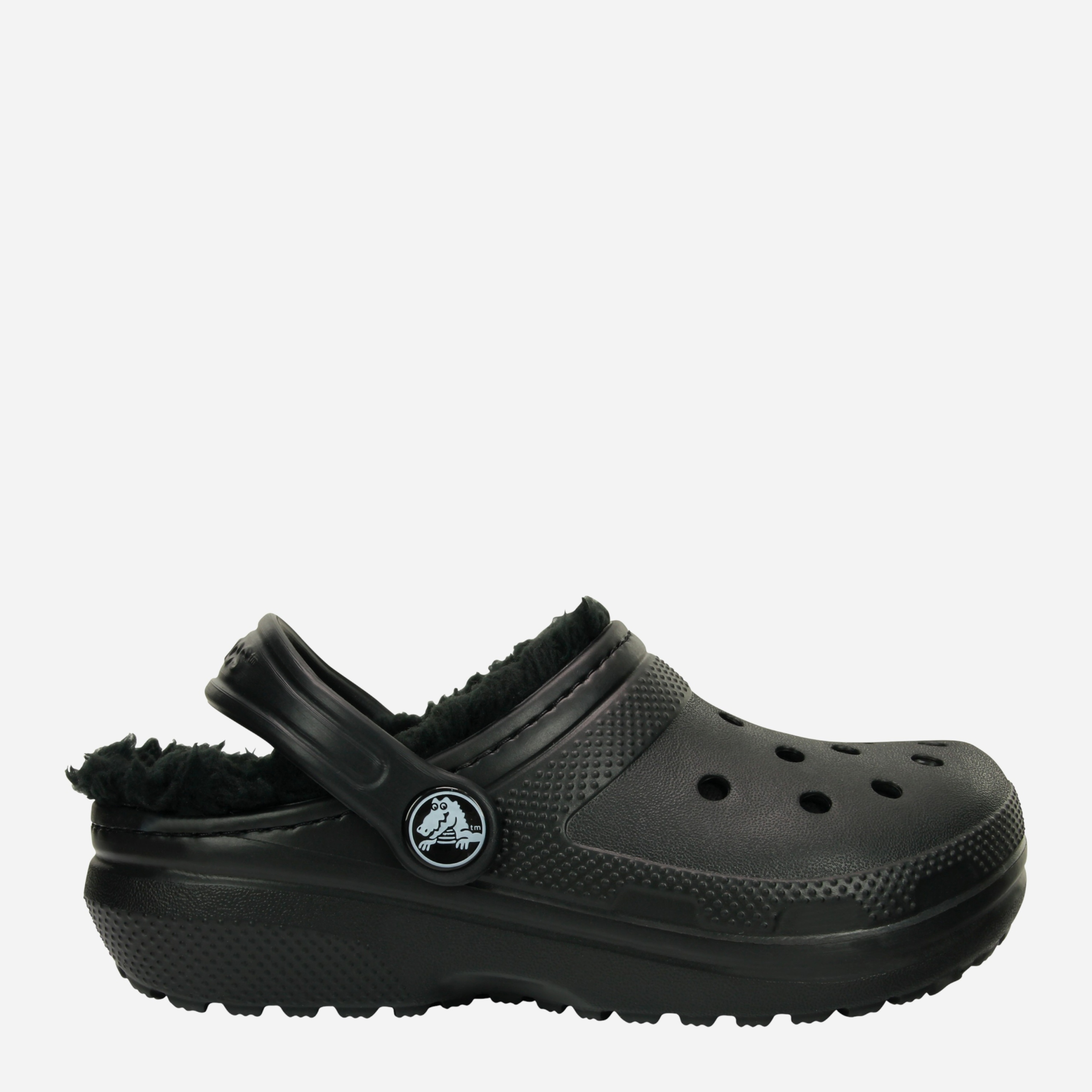 Chodaki chłopięce ocieplane Crocs Classic Lined Clog Kids 207010-060