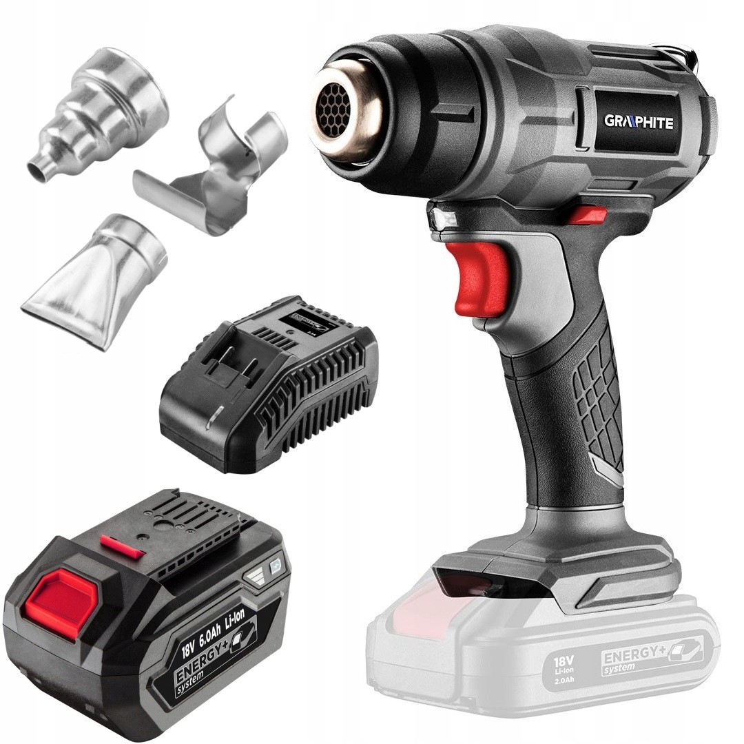 OPALARKA AKUMULATOROWA 18V GRAPHITE 58G082 + 6Ah