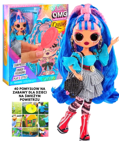 DUŻA LALKA LOL OMG SUPRISE AŻ 20 AKCESORII PREZENT