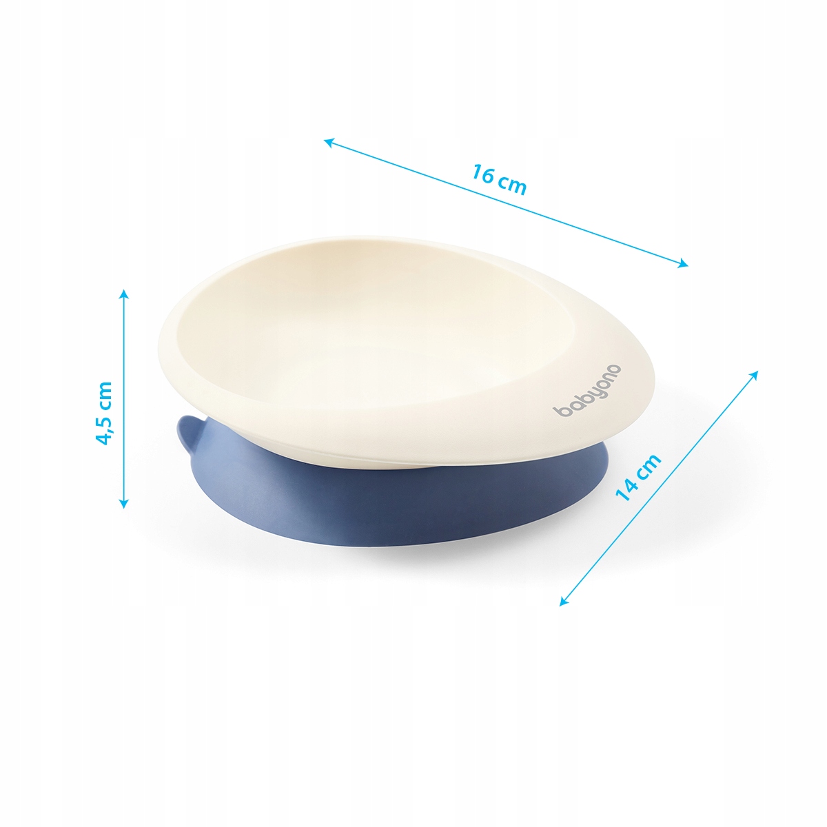 BABYONO MISECZKA Z PRZYSSAWKĄ I ŁYŻECZKĄ DLA NIEMOWLĄT I DZIECI 6M+ 1077/03 Rodzaj inny