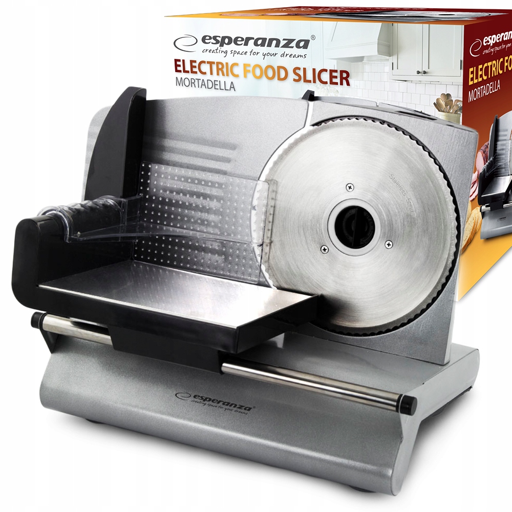 Elektrický Kráječ Na Chléb A Sýry, Kovový, Výkonný, 150 W